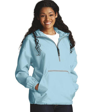 Classic Monogrammed Regular Womens Anorak Windbreaker - No Liner, Ladies, Charles River, - Sunny and Southern,