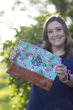 Classic Monogrammed Hawaii Cosmetic Bag, Accessories, domil, - Sunny and Southern,