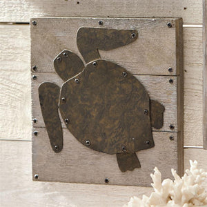 Monogrammed Turtle Plaque, home, Mud Pie, - Sunny and Southern,