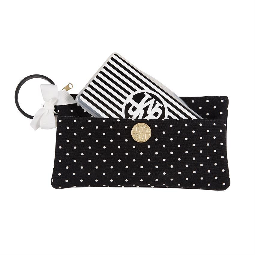 Monogrammed Lil' Biter Bangle Bag, accessories, Mud Pie, - Sunny and Southern,