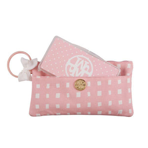Monogrammed Lil' Biter Bangle Bag, accessories, Mud Pie, - Sunny and Southern,