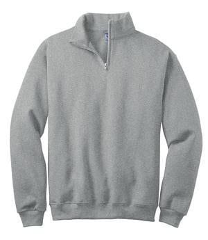 Classic Monogrammed Quarterzip Sweatshirt Jacket, Ladies, Sanmar/virg, - Sunny and Southern,