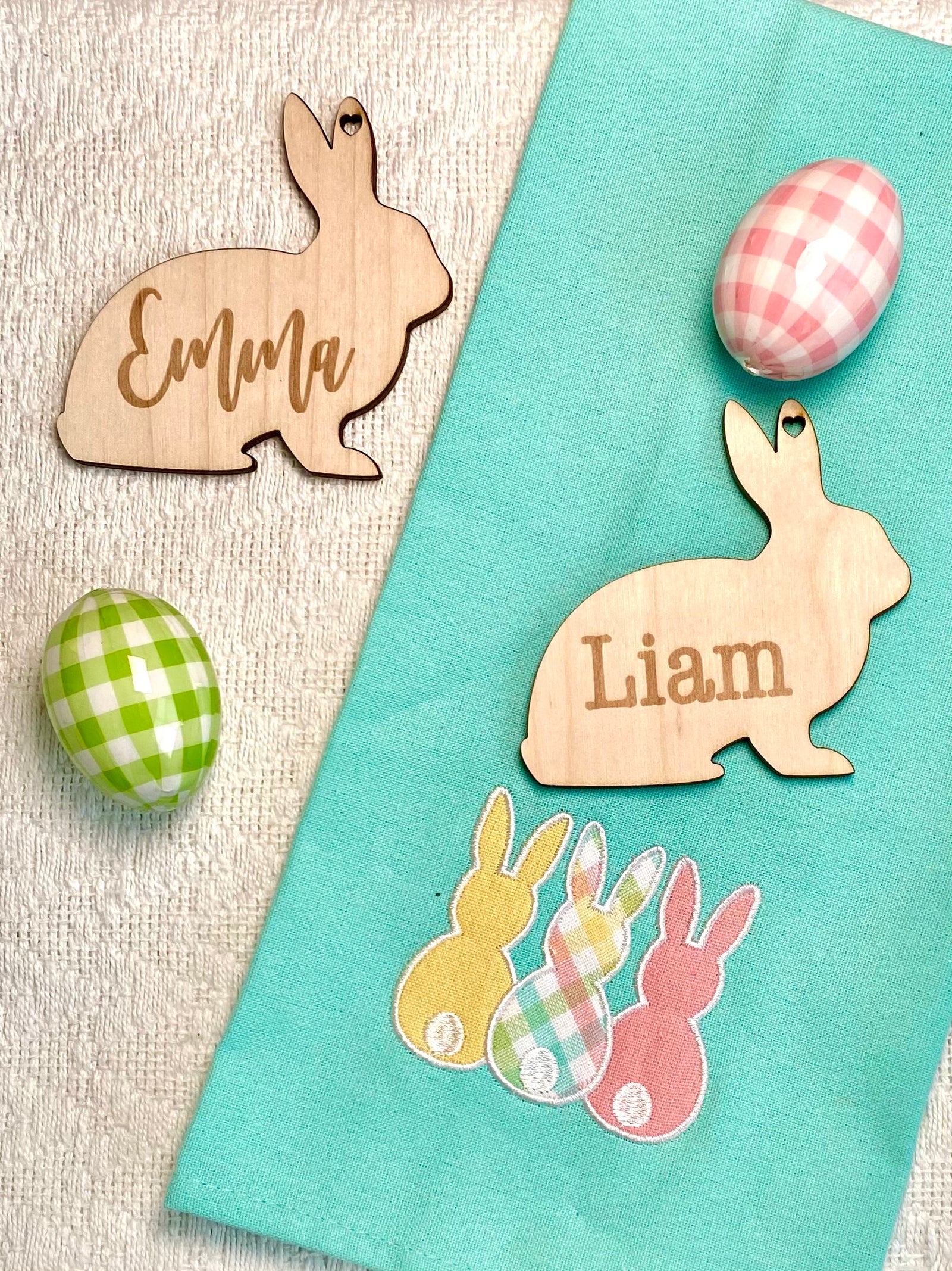 Easter Basket Name Tag- Bunny