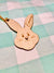 Easter Basket Name Tag- Bunny with Pink Nose