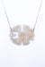 Acrylic Iridescent Pearl Monogrammed Necklace, Accessories, Sunny and Southern, - Sunny and Southern,
