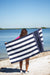 Classic Monogrammed Bermuda Stripe Beach Towel, Accessories, The Royal Standard, - Sunny and Southern,