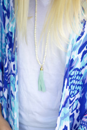 Brynn Tassel Necklace, Accessories, Sunny and Southern, - Sunny and Southern,