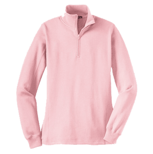 Lilly State Monogrammed Quarterzip Sweatshirt Jacket, Ladies, Sanmar/virg, - Sunny and Southern,