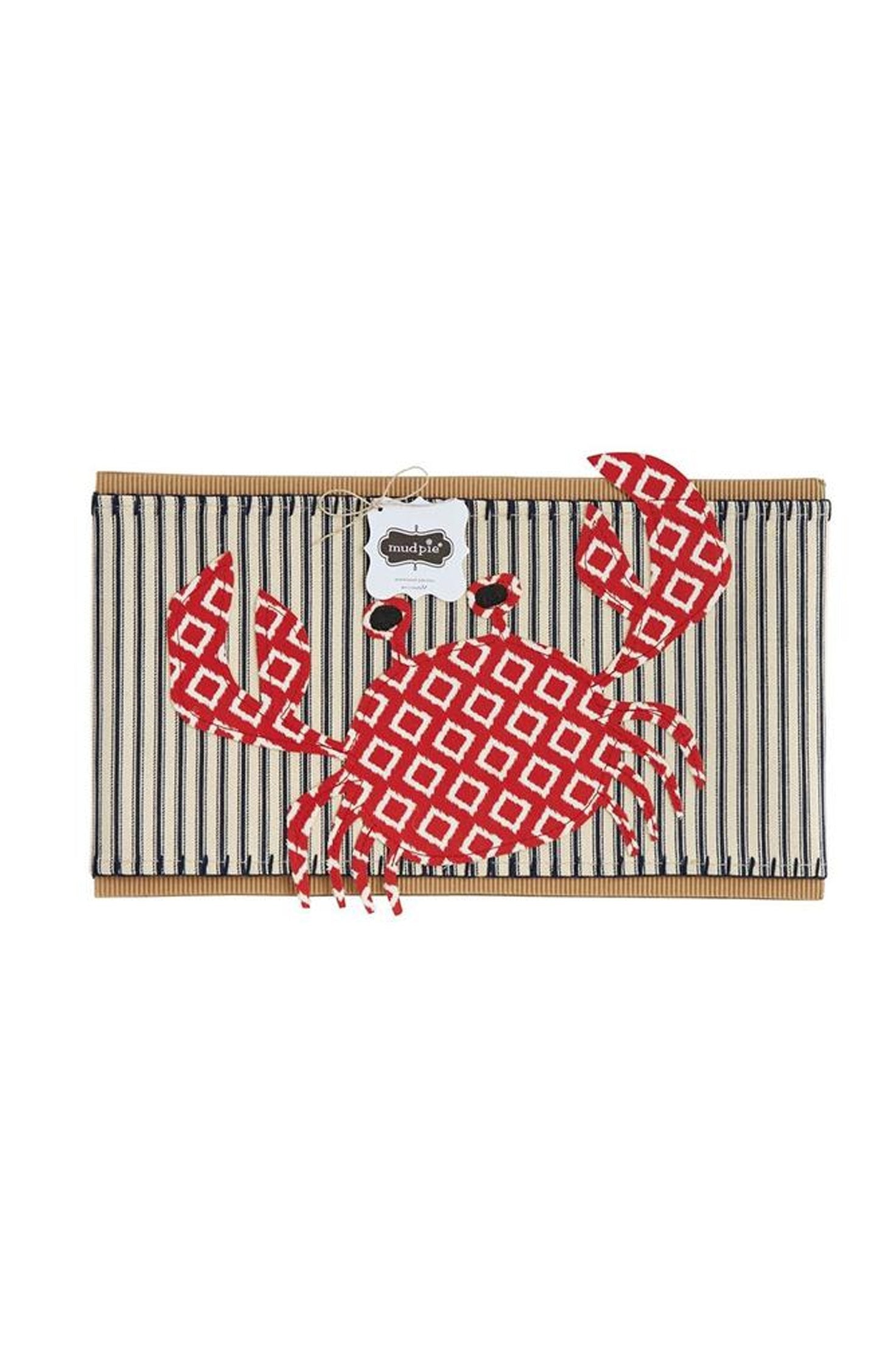 Crab & Whale Pillow Wraps, Home, Mud Pie, - Sunny and Southern,