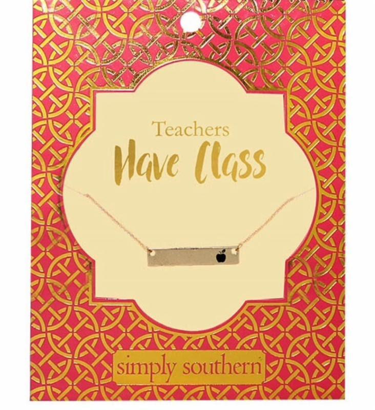 Simply Southern Apple Necklace, Accessories, Simply Southern, - Sunny and Southern,