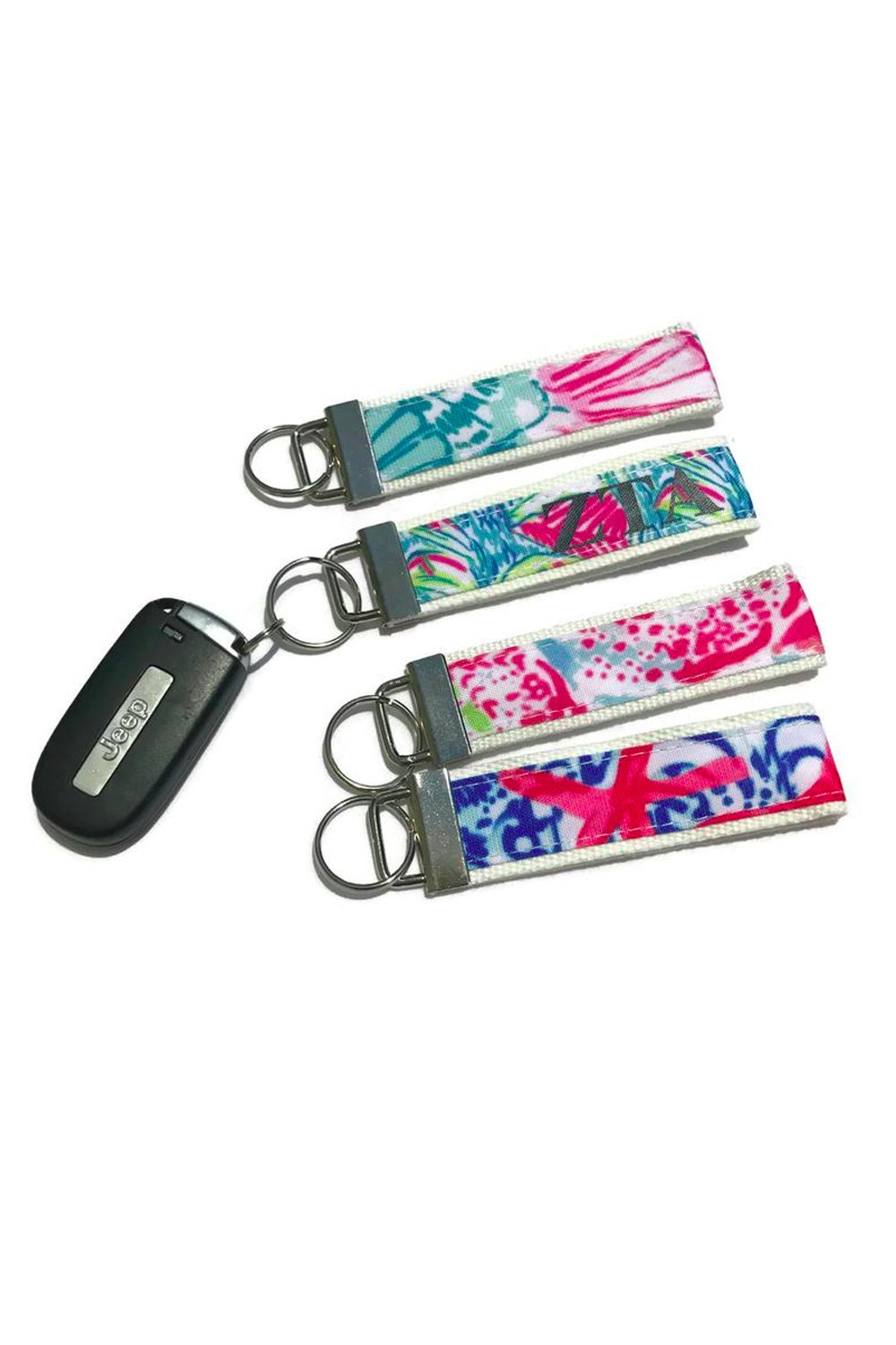 Classic Monogrammed Designer Inspired Key Chain, Accessories, domil, - Sunny and Southern,