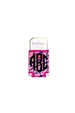 Lilly Pulitzer Monogrammed  Single Koozie, accessories, Lilly Pulitzer, - Sunny and Southern,