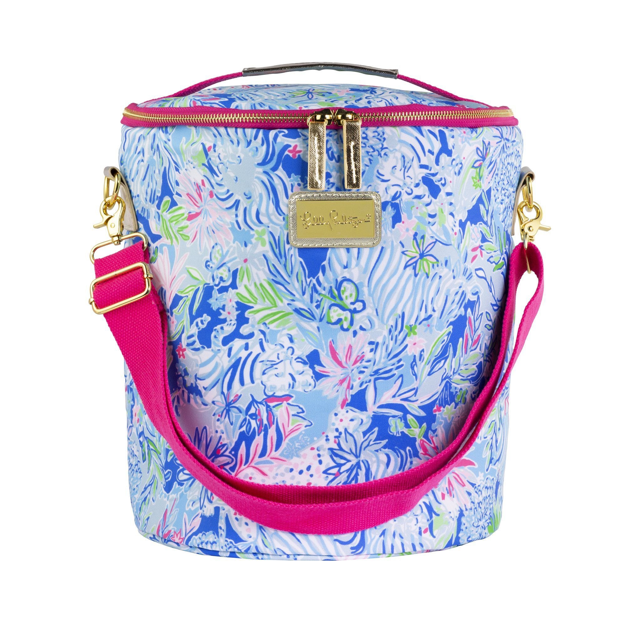 Lilly Pulitzer Classic Monogrammed Lilly Lunch Box Bag - Sunny and