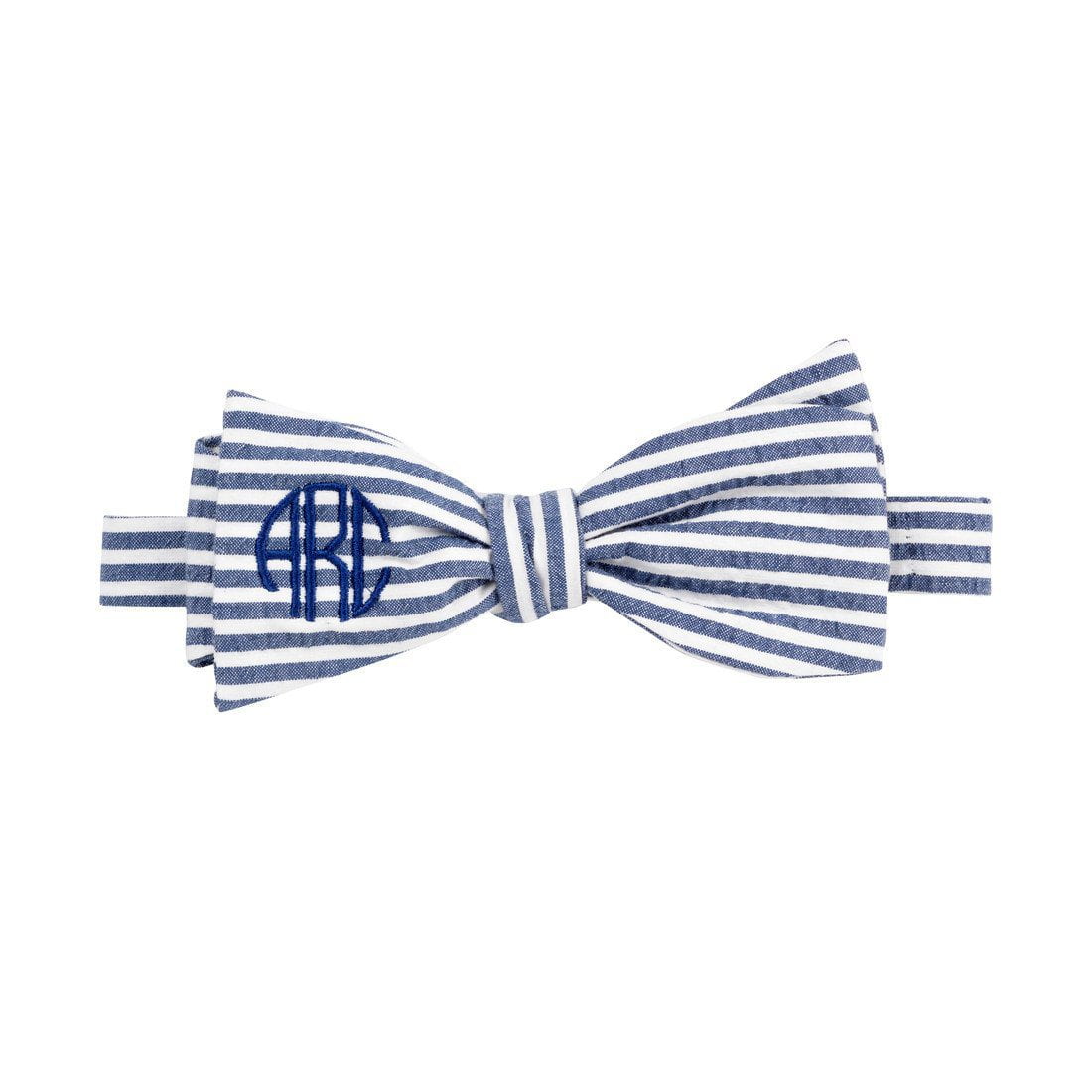 monogram gold bowtie