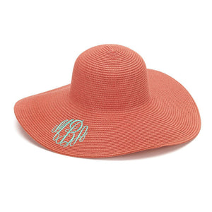 Classic Monogrammed Floppy Hat, Accessories, WB, - Sunny and Southern,