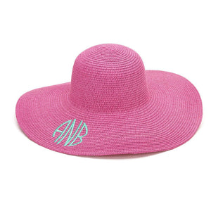 Classic Monogrammed Floppy Hat, Accessories, WB, - Sunny and Southern,
