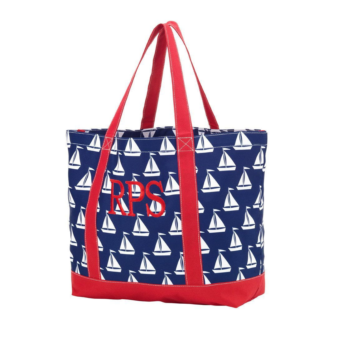 Classic Monogrammed Tote Bag, Accessories, WB, - Sunny and Southern,