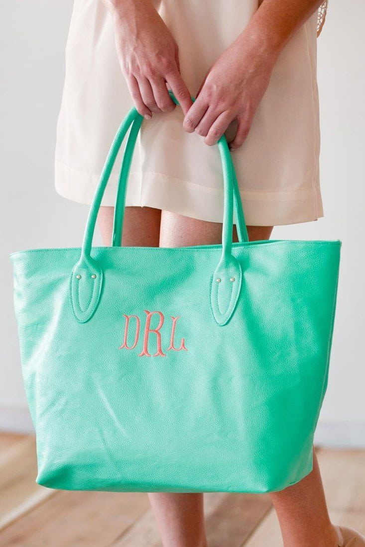 classic monogram shopper