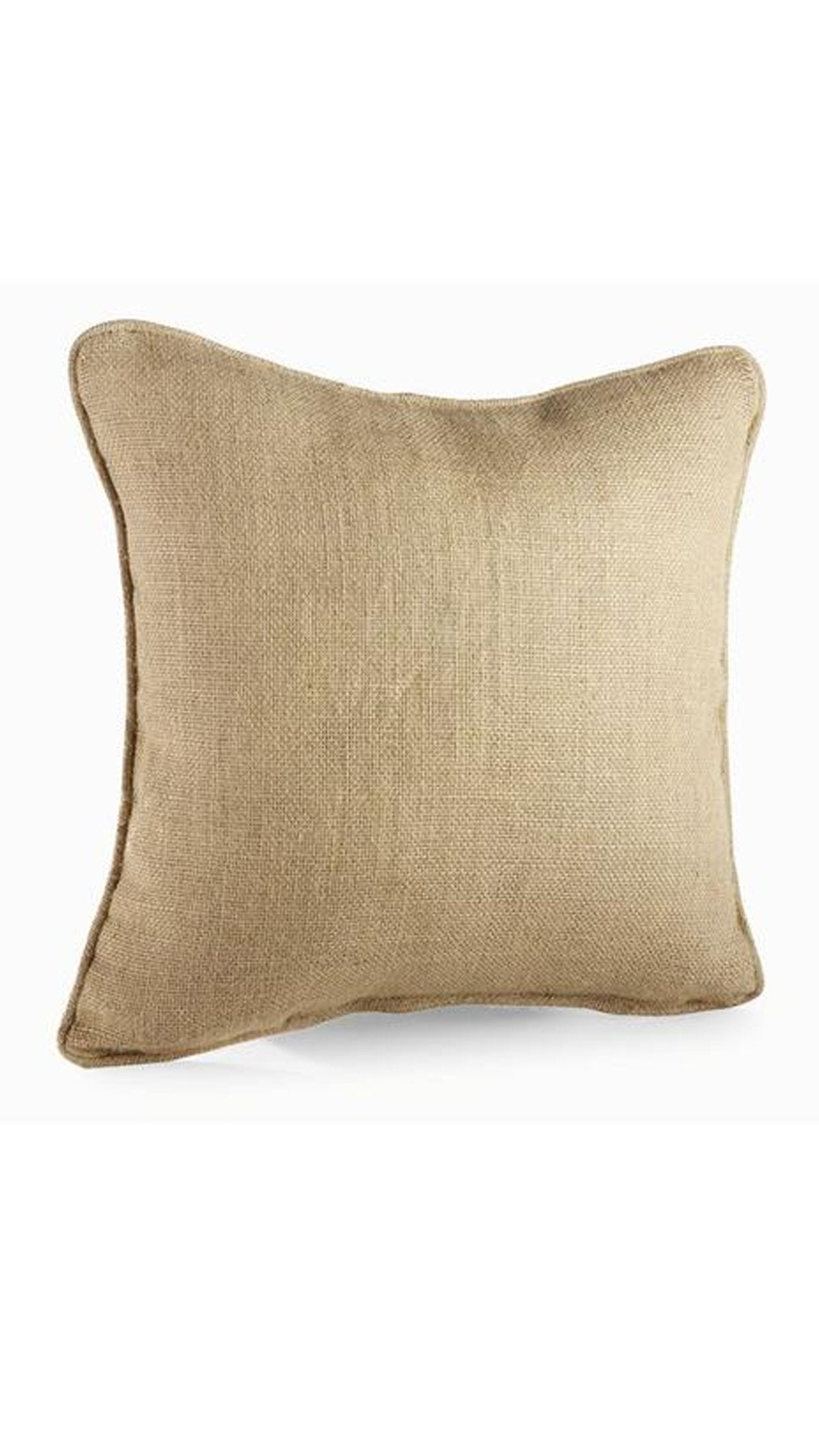 Burlap Pillow, Home, Mud Pie, - Sunny and Southern,