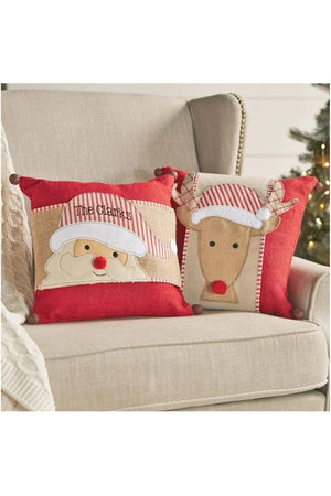 Christmas Pillow Wrap, Home, Mud Pie, - Sunny and Southern,
