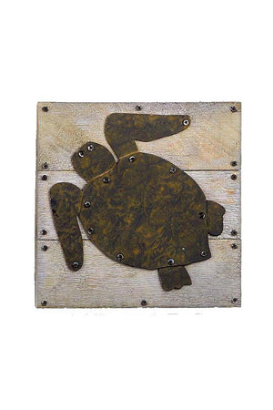 Monogrammed Turtle Plaque, home, Mud Pie, - Sunny and Southern,