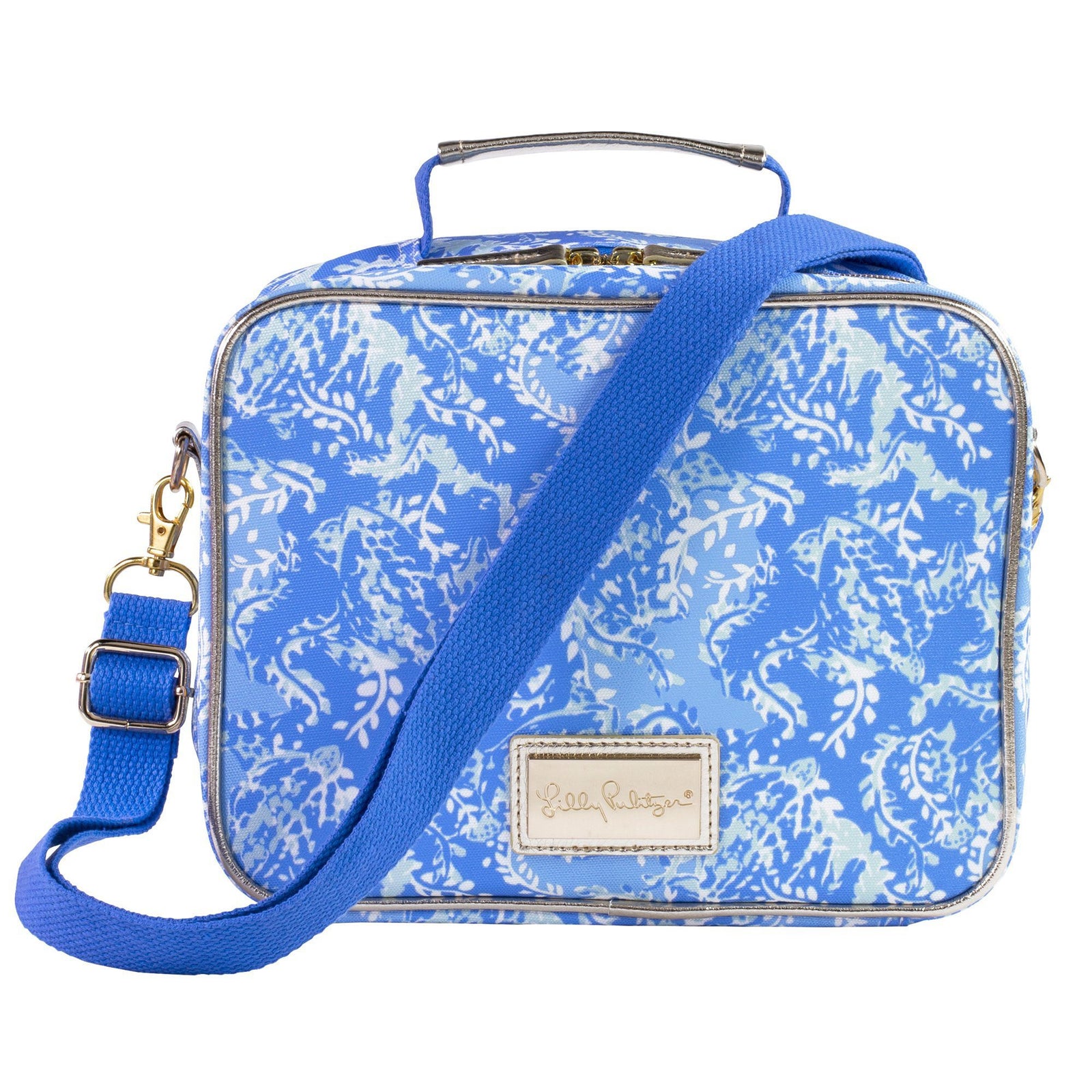 Lilly Pulitzer Classic Monogrammed Lilly Lunch Box Bag, Accessories, Lilly Pulitzer, - Sunny and Southern,