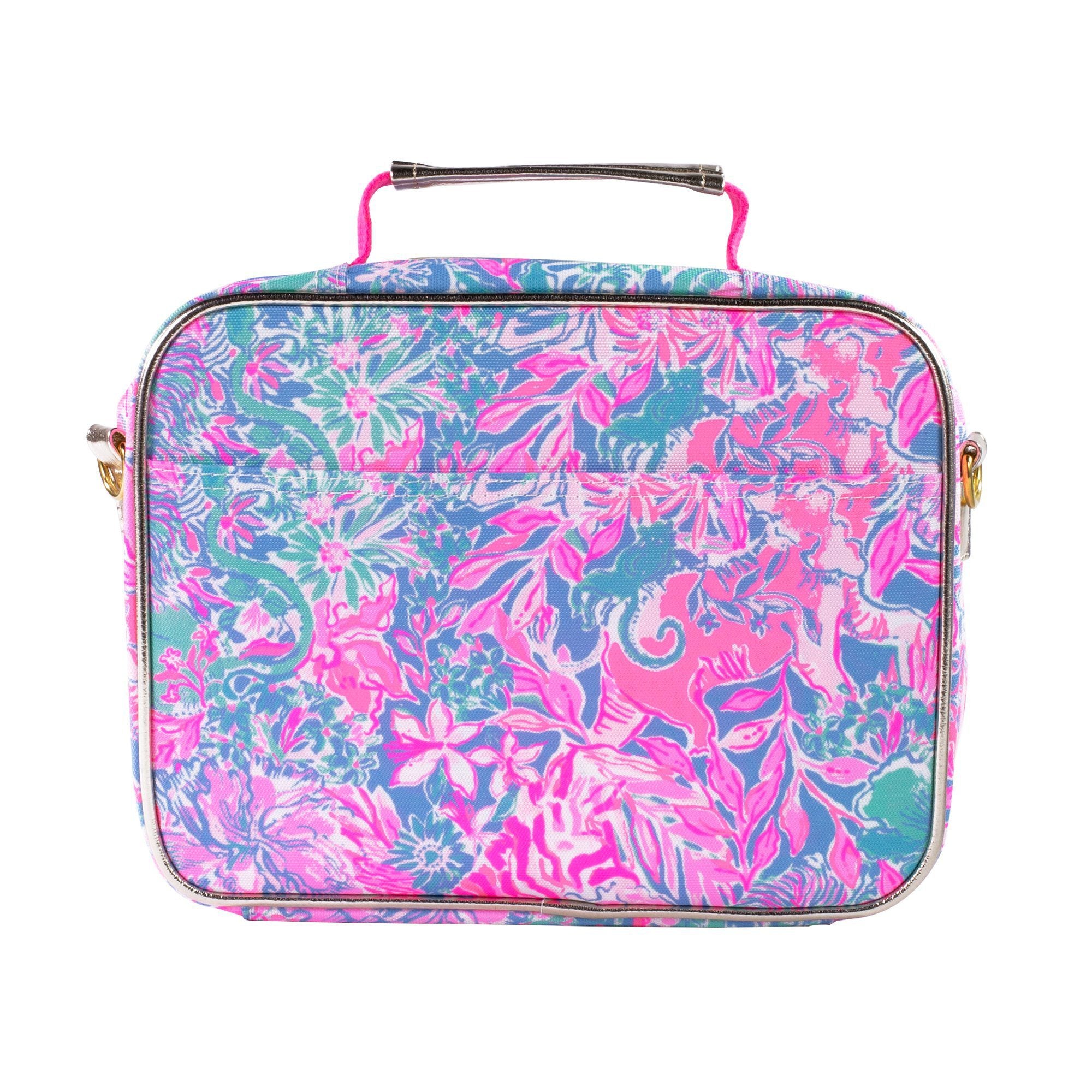 Lilly Pulitzer Classic Monogrammed Lilly Lunch Box Bag - Sunny and